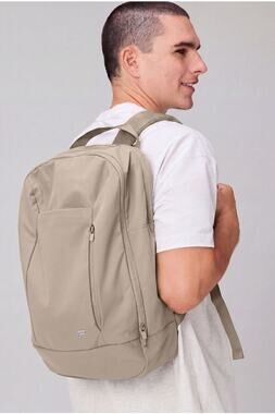 New Fabletics The Sleek Backpack Brutalist Khaki O/S